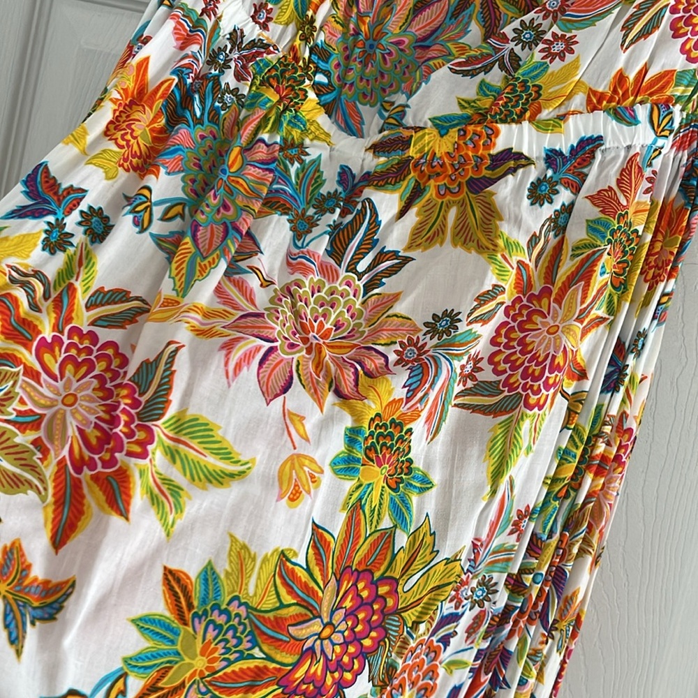 Bleu Rod Beattie floral strapless maxi dress - Picture 8 of 9